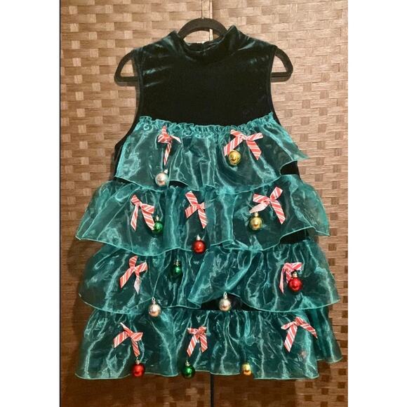 Christmas Tree Holiday Dress- Size 2X - Picture 1 of 5